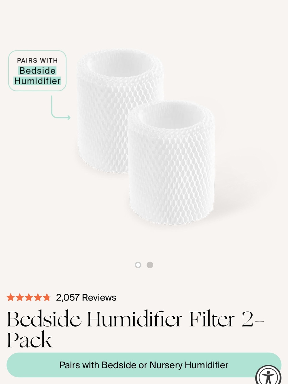 Canopy Bedside Humidifier Filters - Picture 2 of 3